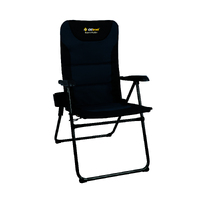 OZtrail Resort 5 Position Arm Chair - Navy