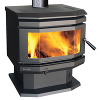 Eureka Emerald Bay Window Freestanding Wood Heater
