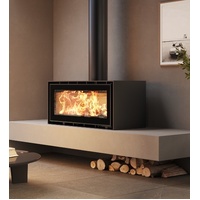 ADF Linea 100B Freestanding Wood Fireplace