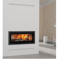 ADF Linea 100 Duo (Double Sided) Insert Wood Fireplace