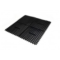OZtrail Foam Floor Mat - Black (4 Pack)