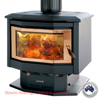 Jindara Duplicity Dual Door Range Pedestal Freestanding Double Sided Wood Heater
