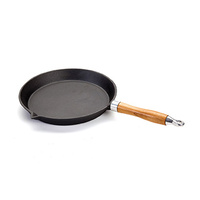 30cm Wooden Handle Frypan