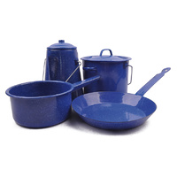 Enamel Campsite Cook Set