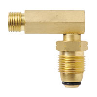 Companion Adaptor POL CYL to R/A 3/8" LH