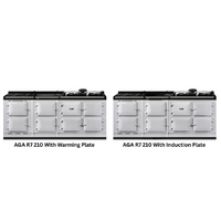 AGA R7 Series 24/7 Radiant Heat 210 Electric Cooker With 7 Ovens, Gas Grill and Warming Plate or Induction Hob