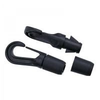 Shock Cord Hooks and Bush- 8mm- 2 Pack