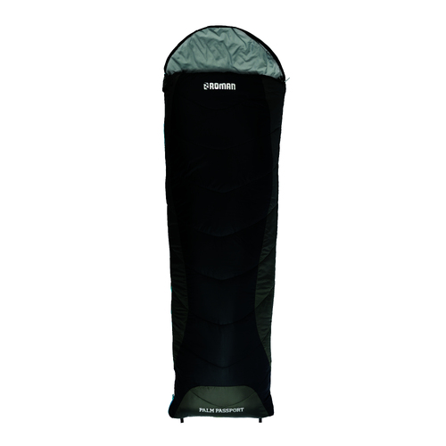 Roman Palm Passport -5°C Sleeping Bag - Black & Charcoal