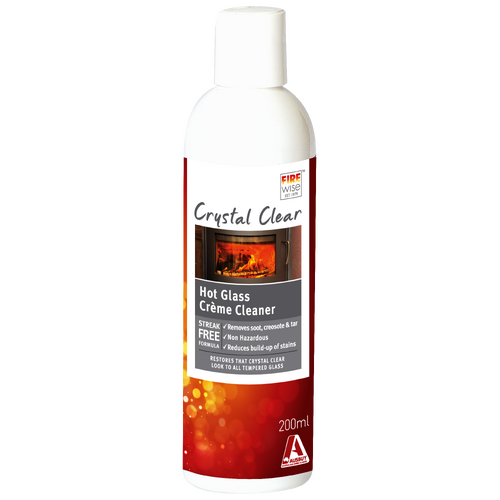 Hot Glass Creme Cleaner for Wood Heater Doors