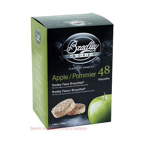 Apple 48 Pack Bradley Smoker Bisquettes