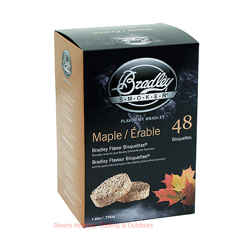 Maple 48 Pack Bradley Smoker Bisquettes