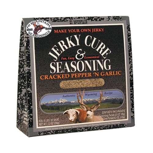 Jerky Seasoning & Cure - Cracked Pepper & Garlic Blend