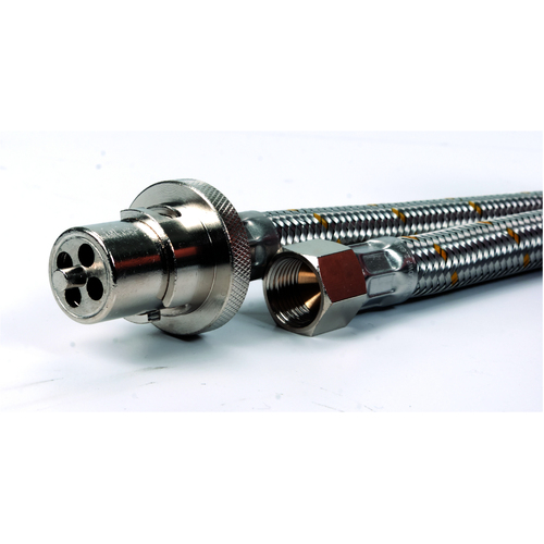 Companion 1200mm Bayonet - 3/8" SAEF Braided Gas Hose