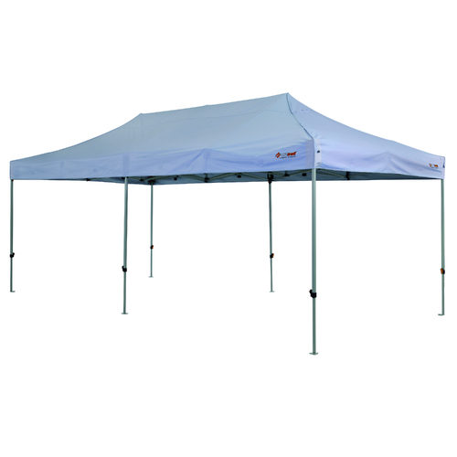 OZtrail Commercial Deluxe 6.0 Gazebo - White